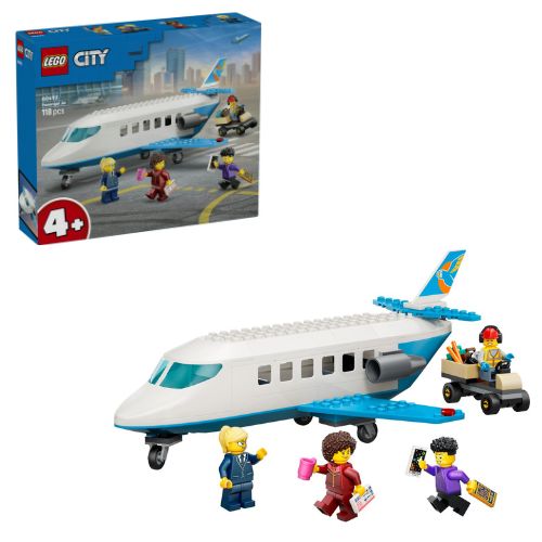 LEGO CITY Passenger Jet (Jet con Passeggeri) – 60492 (Box: 22×26 cm)…x4